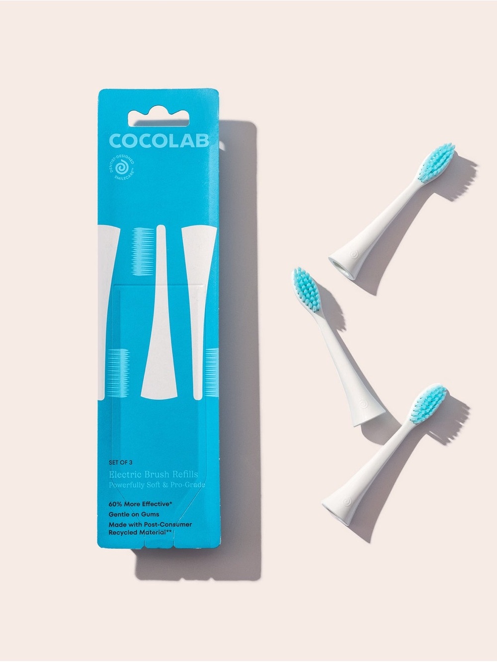 4 packs COCOLAB Electric Brush Refills - Replacement Heads (12 total)